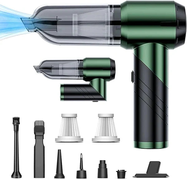 2-in-1 Portable Mini Cordless Handheld Vacuum Cleaner for Car & Home