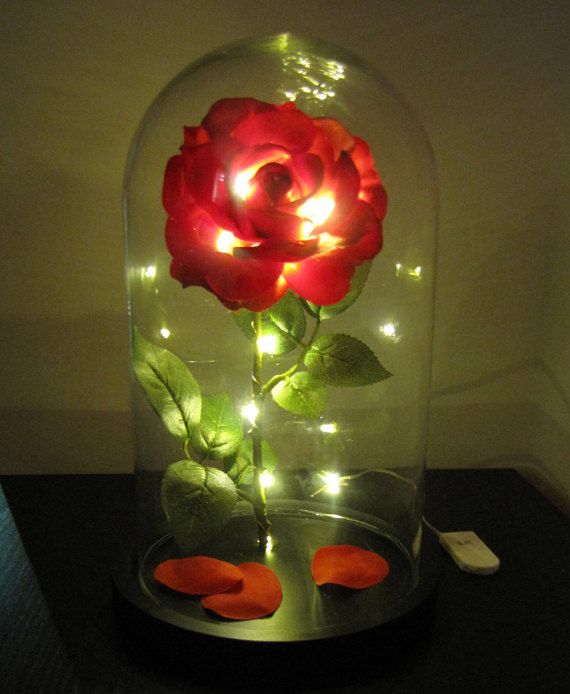 Rose Lamp Romantic LED Light – Luxury Valentine & Anniversary Gift