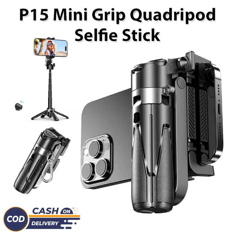 Mini Grip Quadripod Phone Tripod Stand Flexible Stand for Vlogging and photos