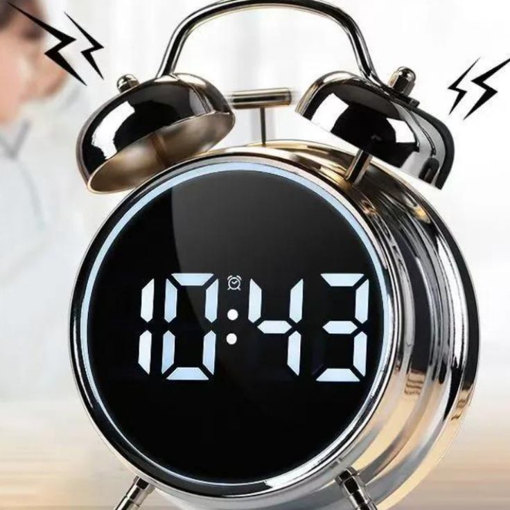 LED Digital Alarm Clock with Clear Display