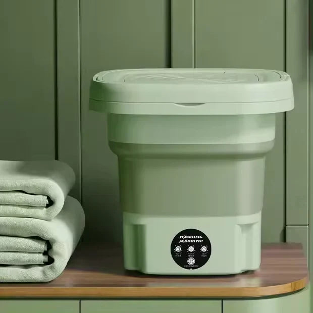 Foldable Mini Laundry Machine Portable Washing Machine for Travel & Home