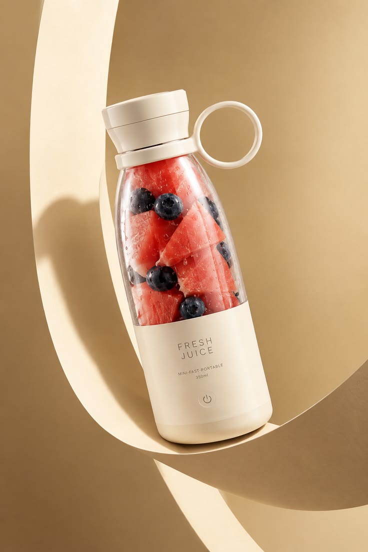 Portable Electric Blender – Rechargeable Mini Smoothie Maker