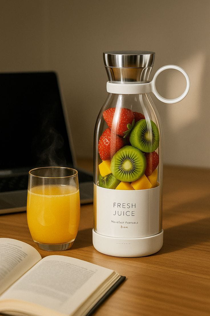 Portable Electric Blender – Rechargeable Mini Smoothie Maker