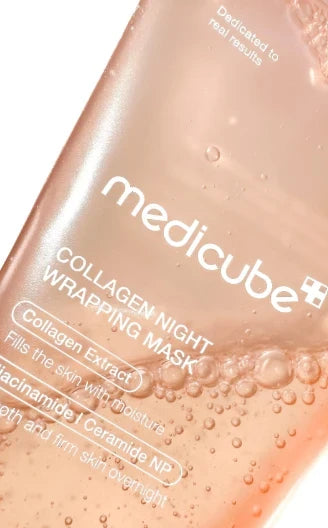 Collagen Glow Overnight Wrapping Mask - قناع الكولاجين الليلي المعزز للإشراق والمغلف للبشرة