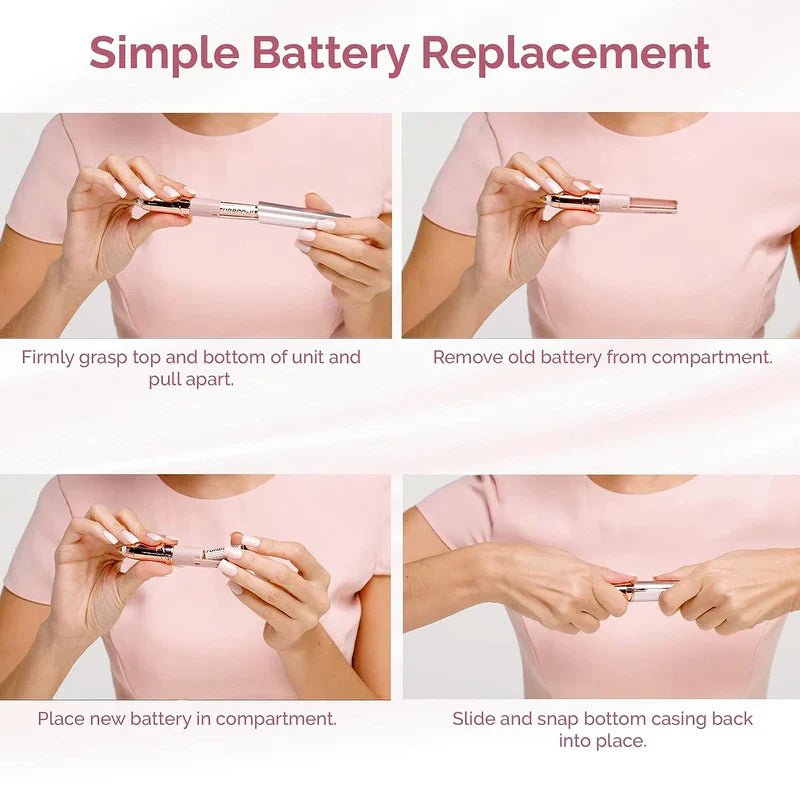 Flawless Brows Hair Remover for Women | Instant Eyebrow Trimmer & Facial Hair Remover