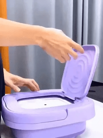 Foldable Mini Laundry Machine Portable Washing Machine for Travel & Home
