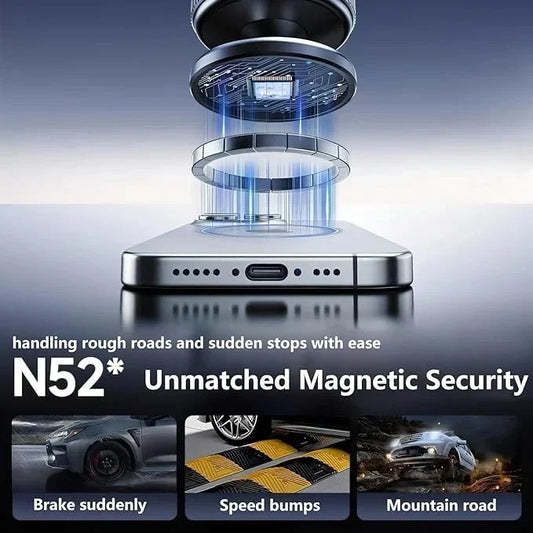 Vacuum Suction Magnetic Phone Holder