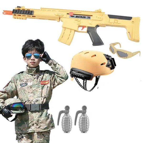 Police Gun Toy for Kids | Light & Sound Action Play Gun Set UAE
