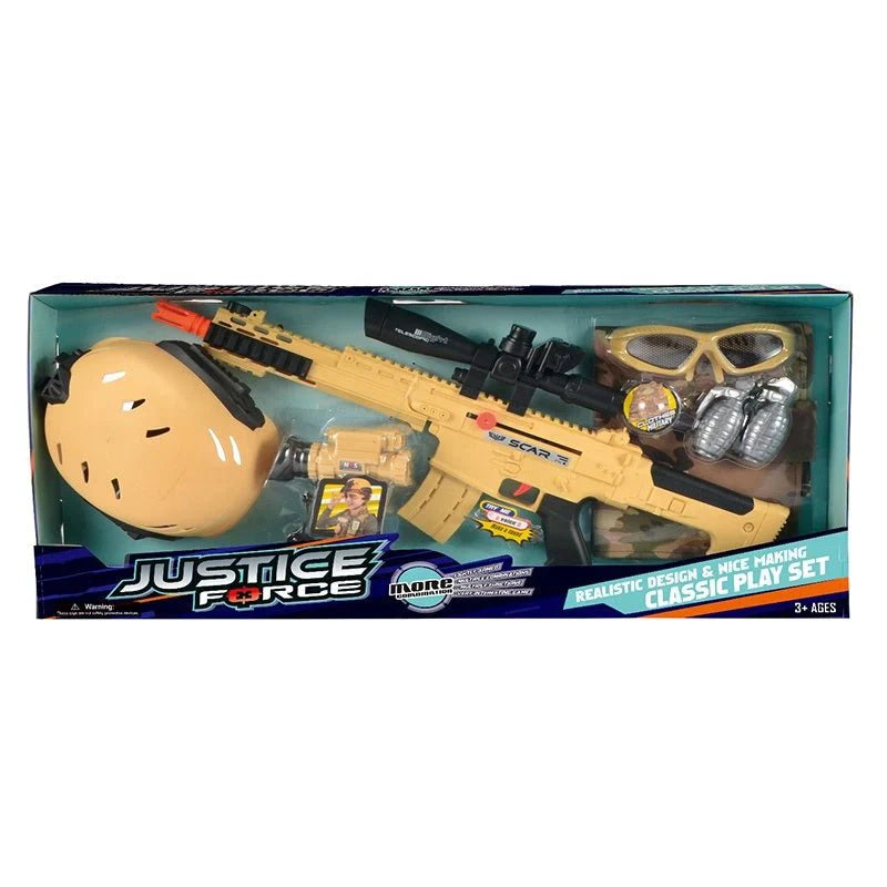 Police Gun Toy for Kids | Light & Sound Action Play Gun Set UAE