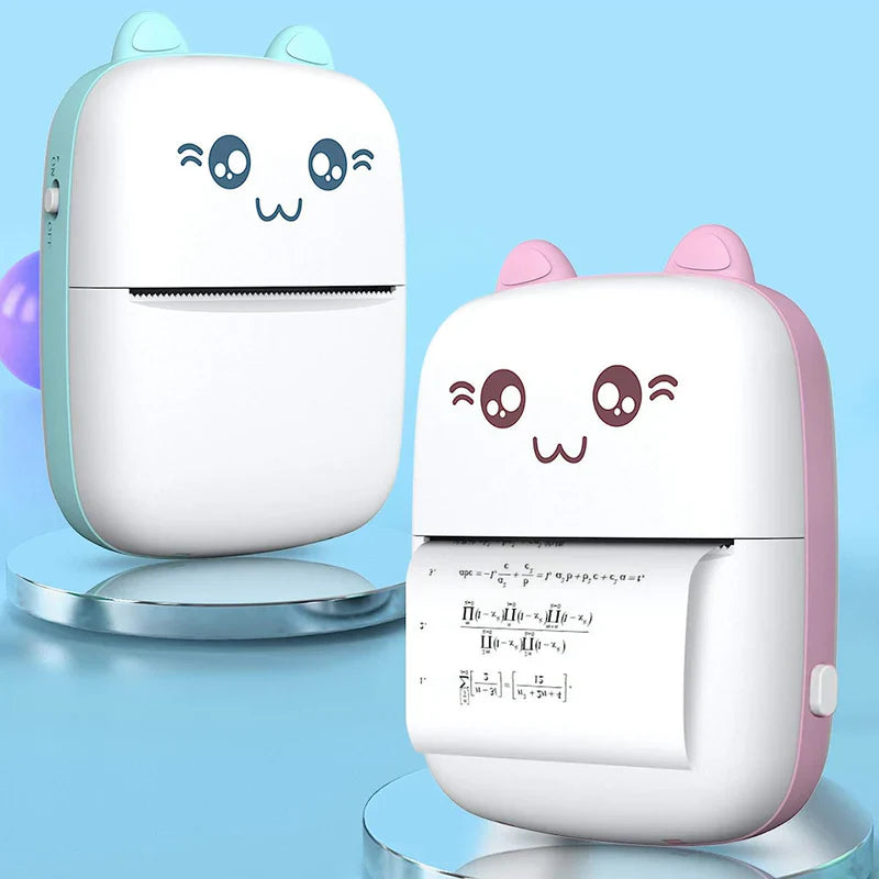 Portable Mini Pocket Printer Bluetooth Thermal Printer for Mobile | Wireless Inkless Printing