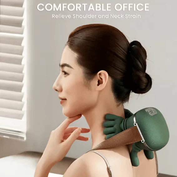 Electric Shoulder & Neck Massager – Heat & Muscle Relaxation ✨