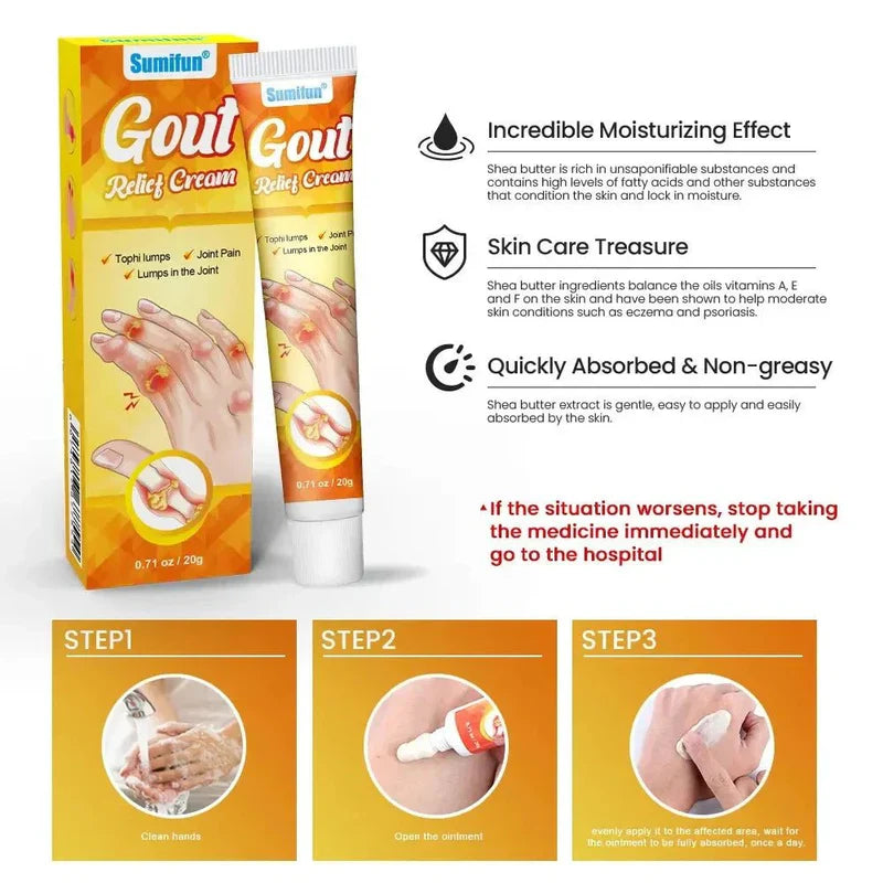 Sumifun Anti-Gout Cream – Joint Pain Relief & Comfort Formula 🌿