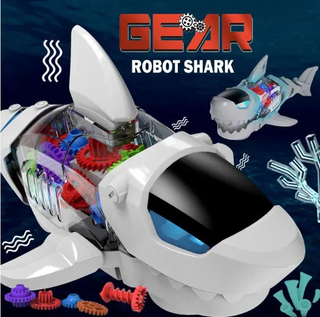 Universal Shark Toy with Light | LED Musical Swimming Shark Toy for Kids UAE 🦈💡