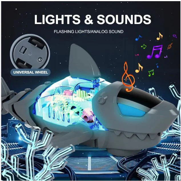 Universal Shark Toy with Light | LED Musical Swimming Shark Toy for Kids UAE 🦈💡